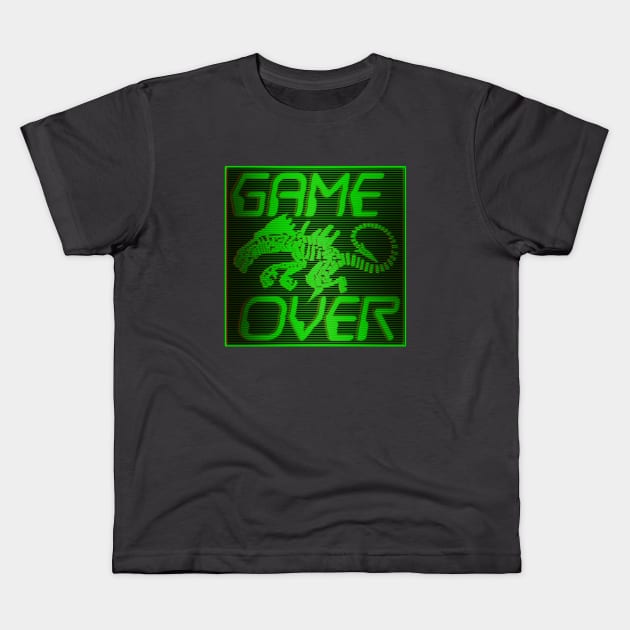 Game Over Kids T-Shirt by R10Creator